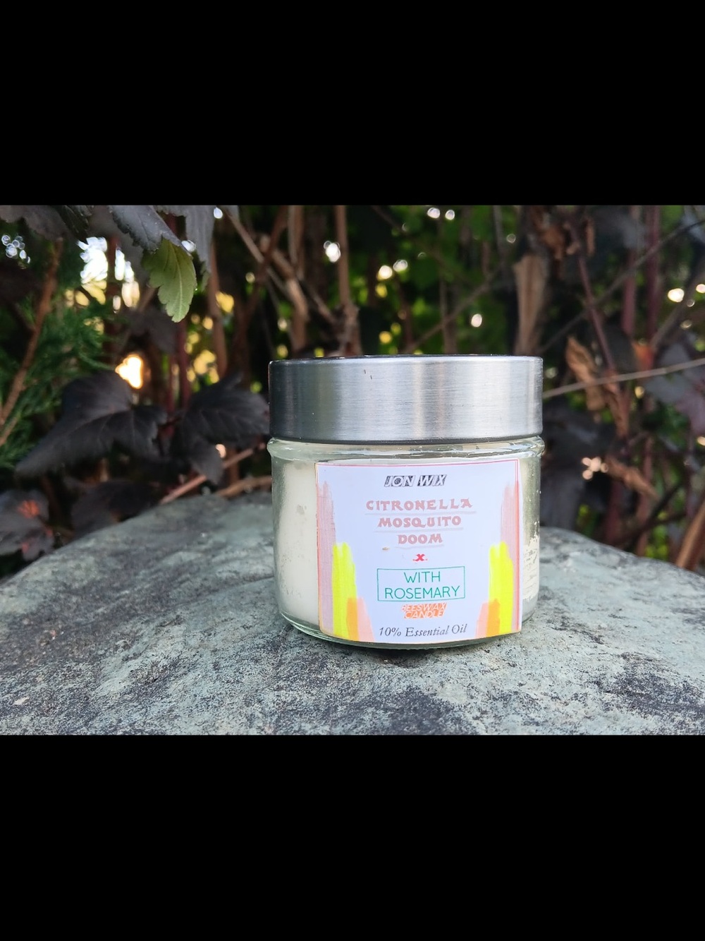 🌿 Handmade Citronella x Rosemary Mosquito Doom Candles